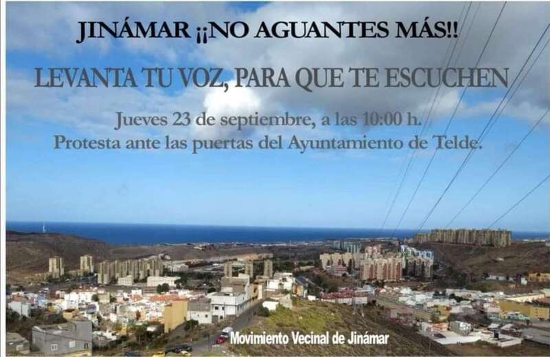 Cartel anunciador de la protesta/TA.